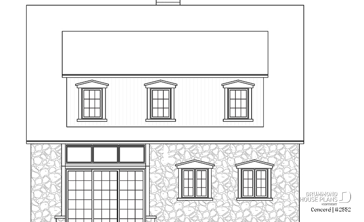 rear elevation - Concord