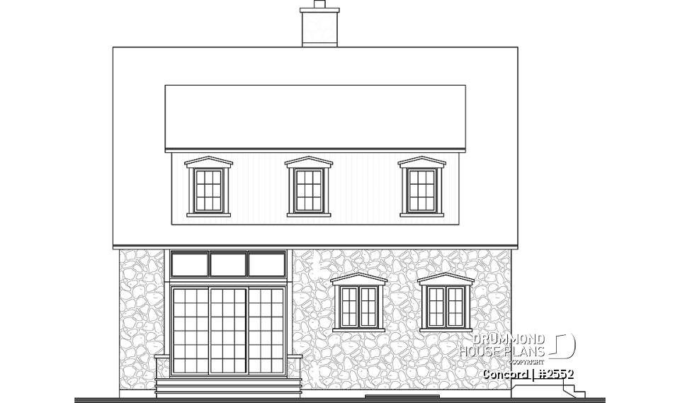 rear elevation - Concord