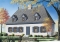 front - BASE MODEL - Traditional European 4 bedroom home design, with open floor plans and 2 family rooms - Philibert