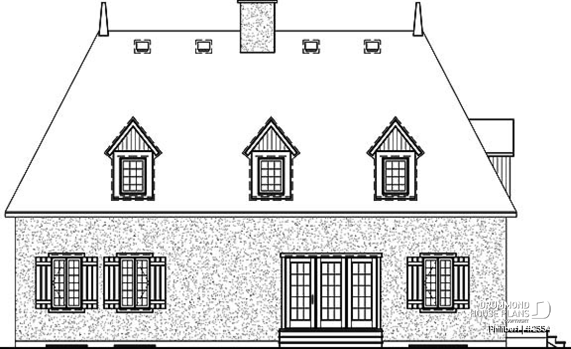 rear elevation - Philibert
