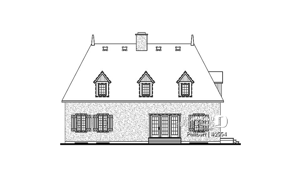 rear elevation - Philibert