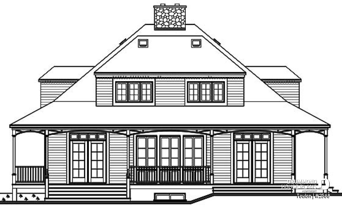 rear elevation - Toulon