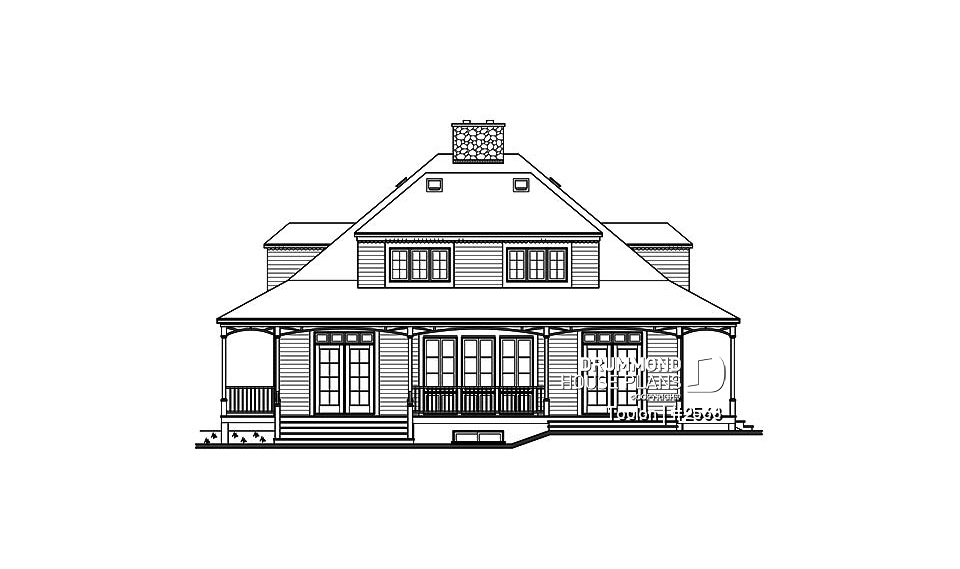 rear elevation - Toulon