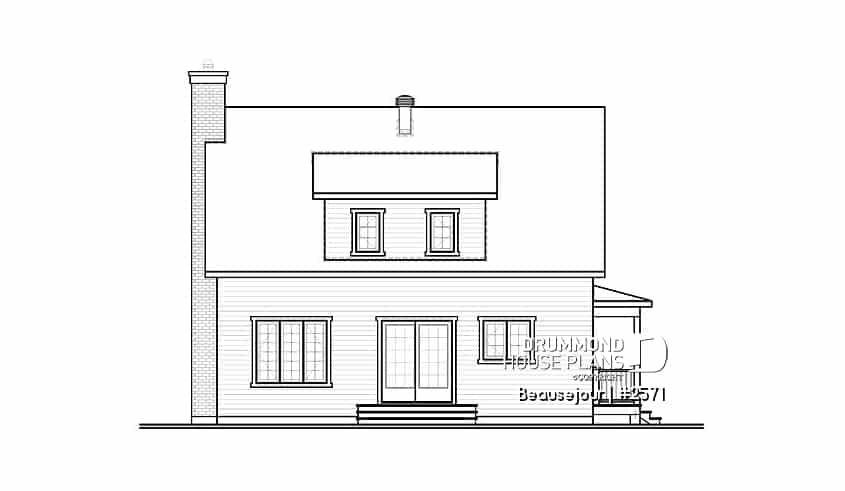 rear elevation - Beausejour