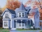 front - BASE MODEL - Charming victorian inspired house plan, 3 bedrooms + den, breakfast nook, large master suite - Grenoble
