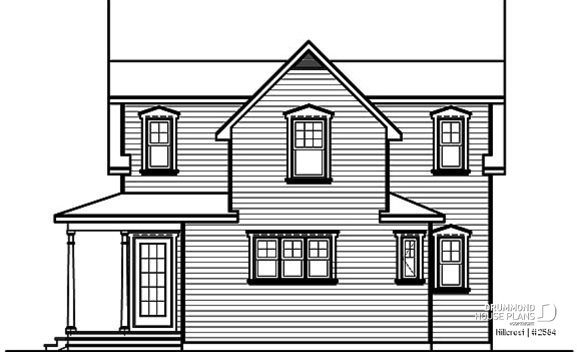 rear elevation - Hillcrest