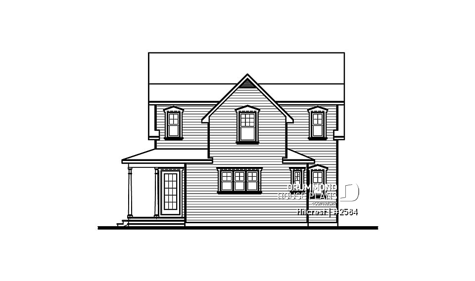 rear elevation - Hillcrest