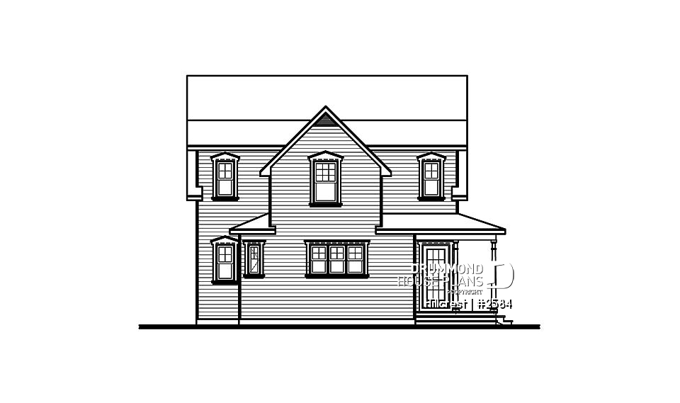 rear elevation - Hillcrest