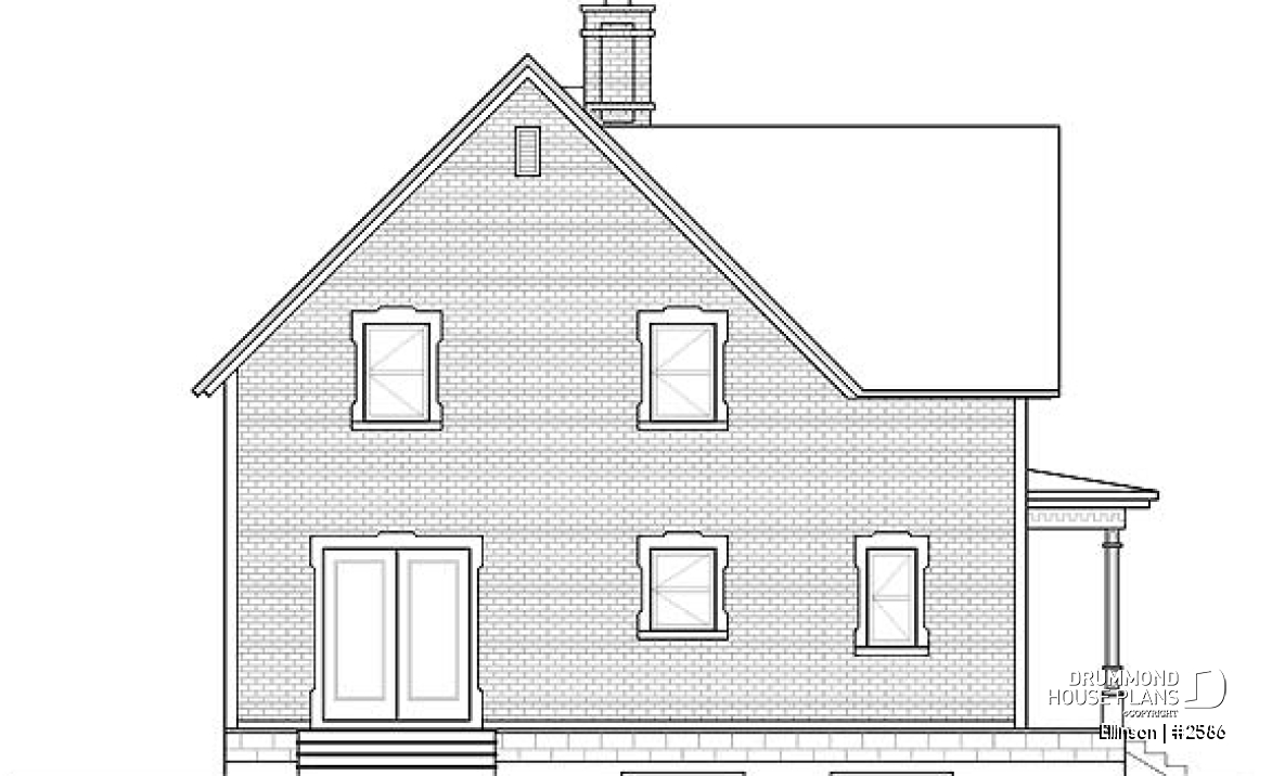 rear elevation - Ellinson