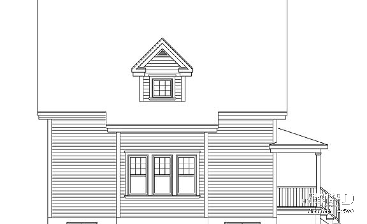 rear elevation - Cloverdale