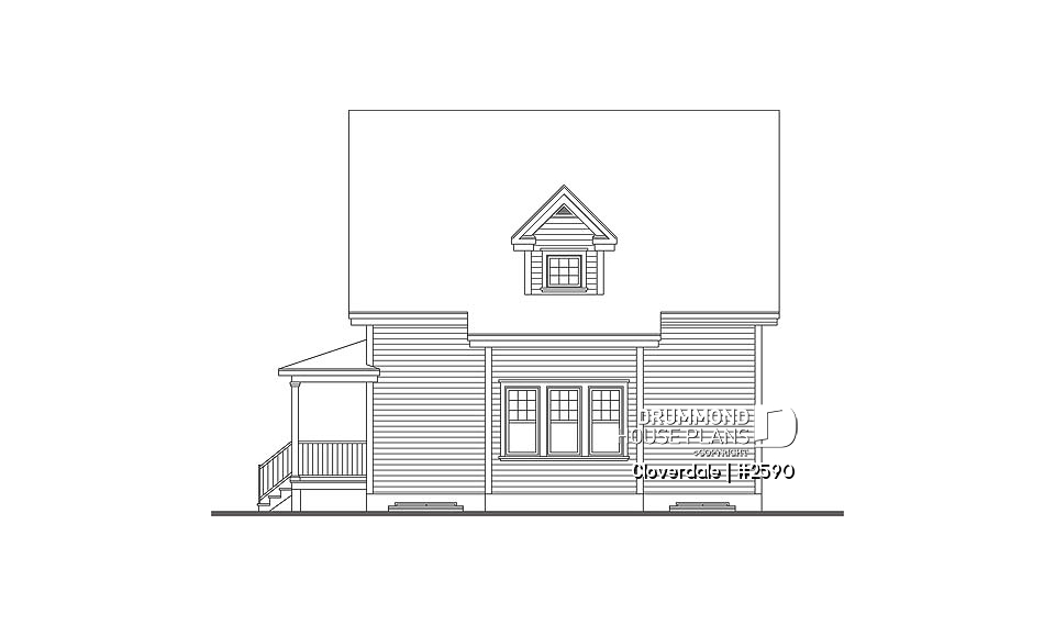 rear elevation - Cloverdale