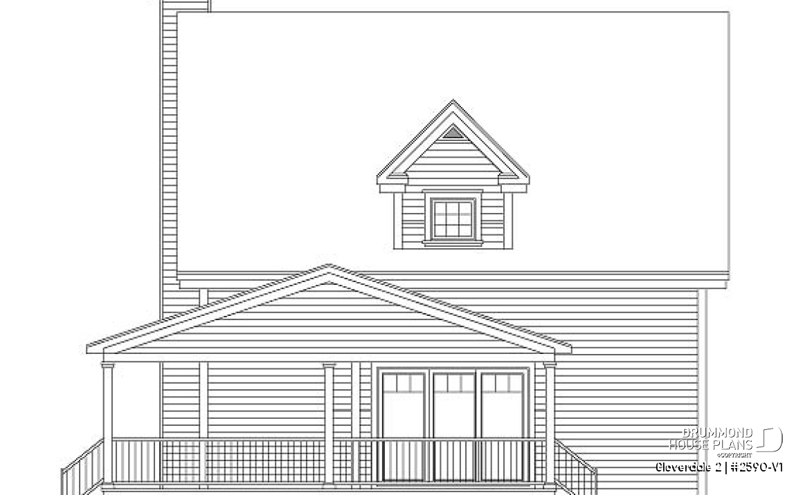 rear elevation - Cloverdale 2