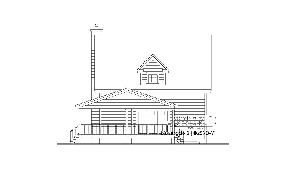 rear elevation - Cloverdale 2