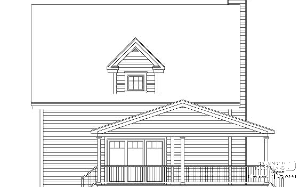 rear elevation - Cloverdale 2