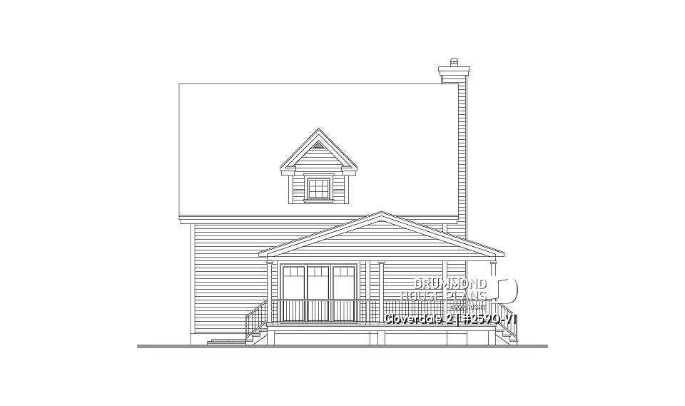 rear elevation - Cloverdale 2