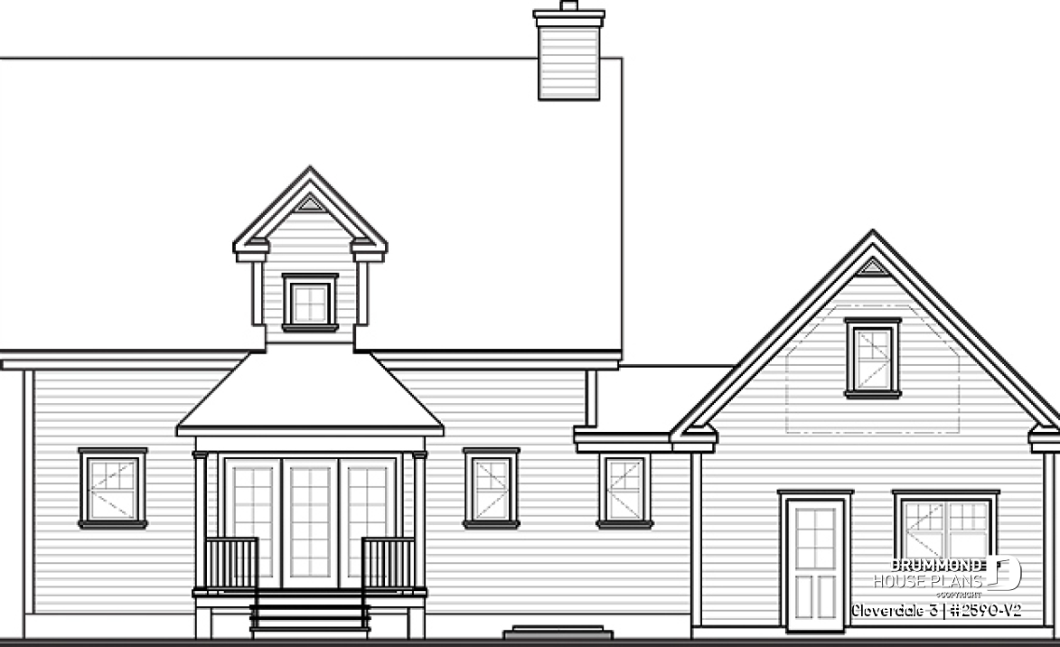 rear elevation - Cloverdale 3