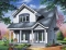 front - BASE MODEL - Narrow lot two-storey home with 3 bedrooms, laundry on main floor, walk-in closet in master - Roseline