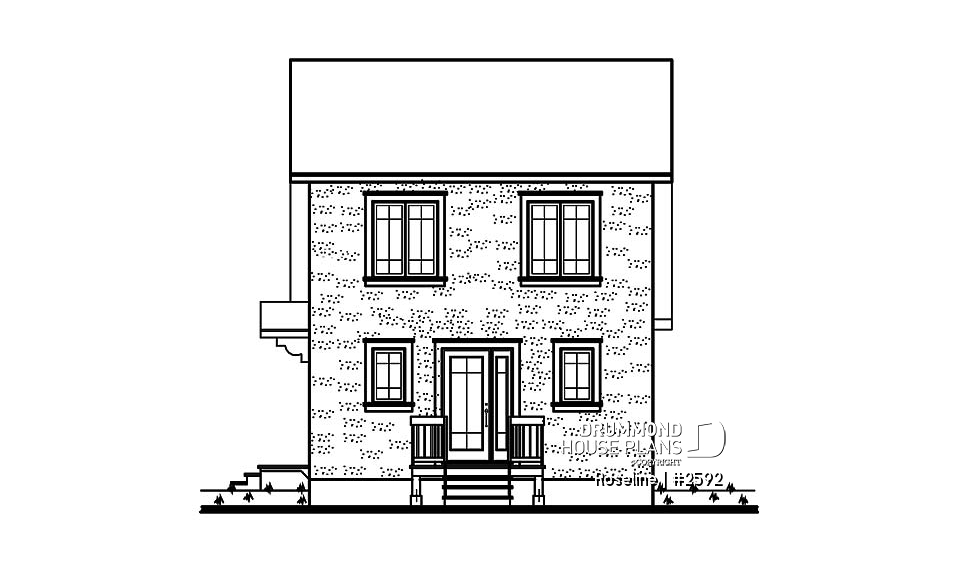 rear elevation - Roseline
