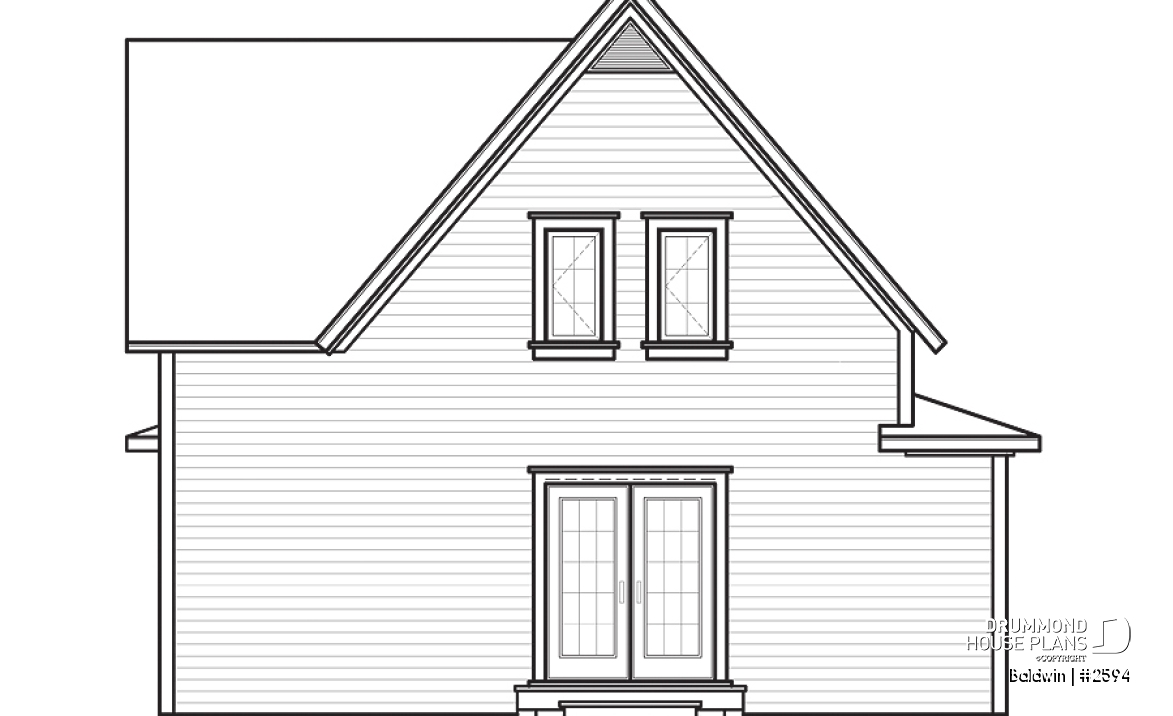 rear elevation - Baldwin