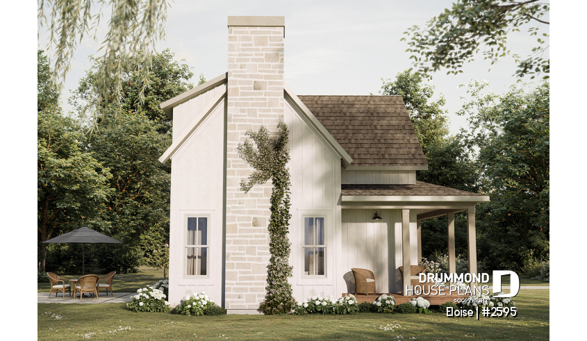 front - BASE MODEL of house plan 2595 front - BASE MODEL - Eloise