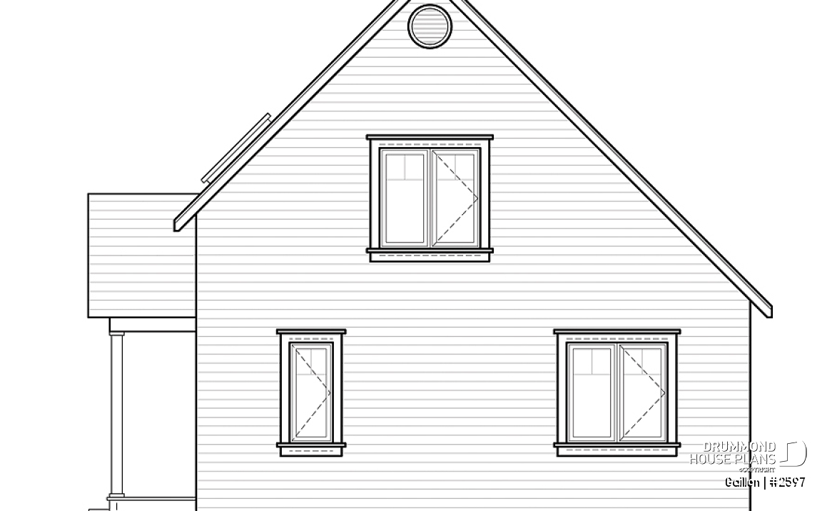 rear elevation - Gaillon
