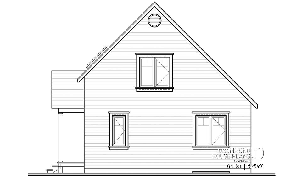 rear elevation - Gaillon