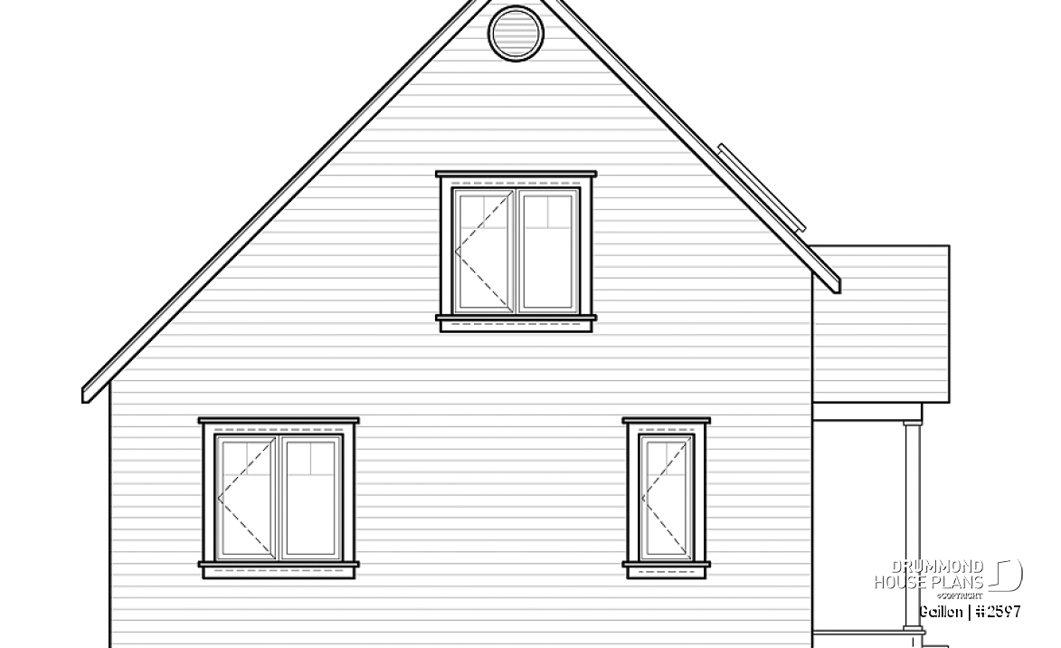rear elevation - Gaillon