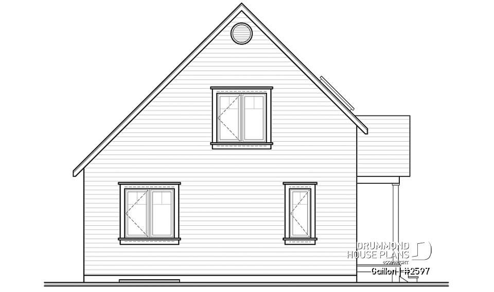 rear elevation - Gaillon