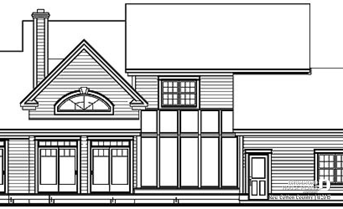rear elevation - New Cotton Country
