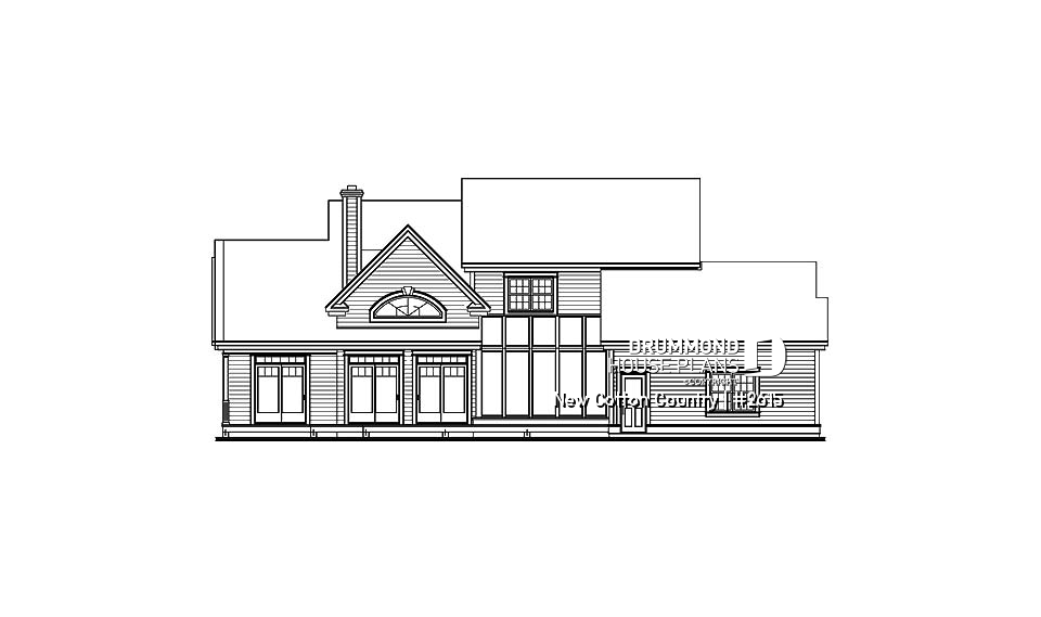 rear elevation - New Cotton Country