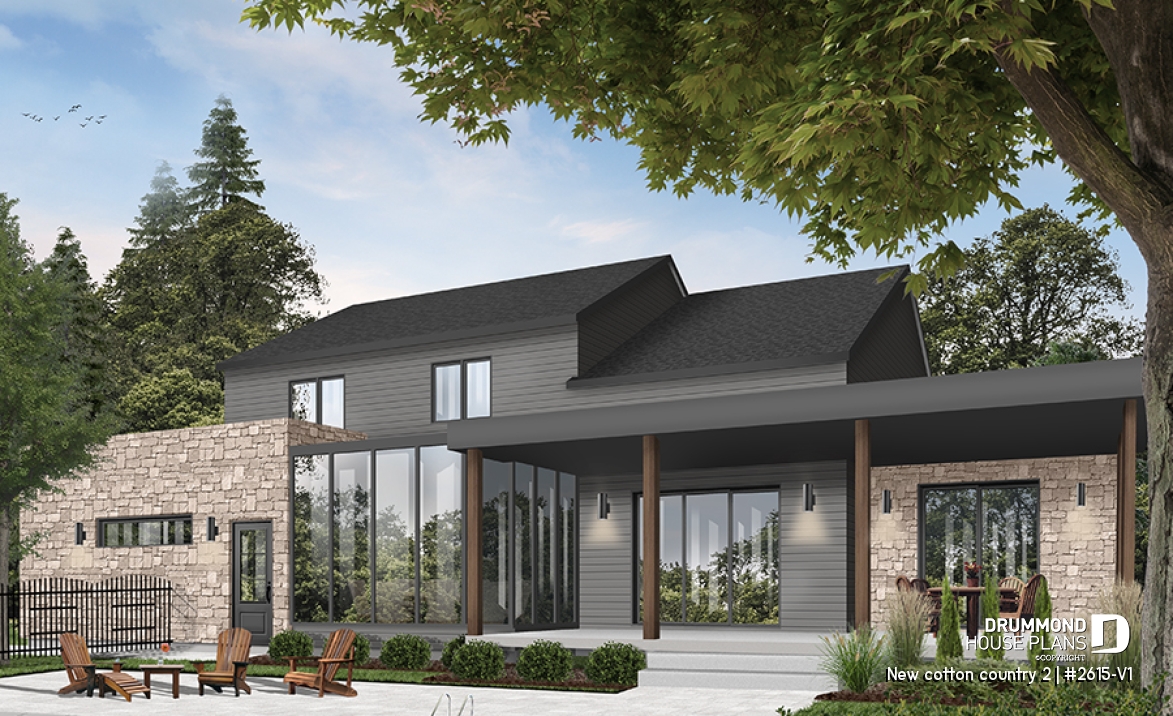 rear elevation - New cotton country 2