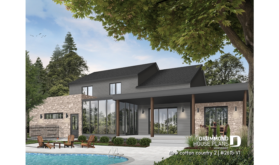 rear elevation - New cotton country 2