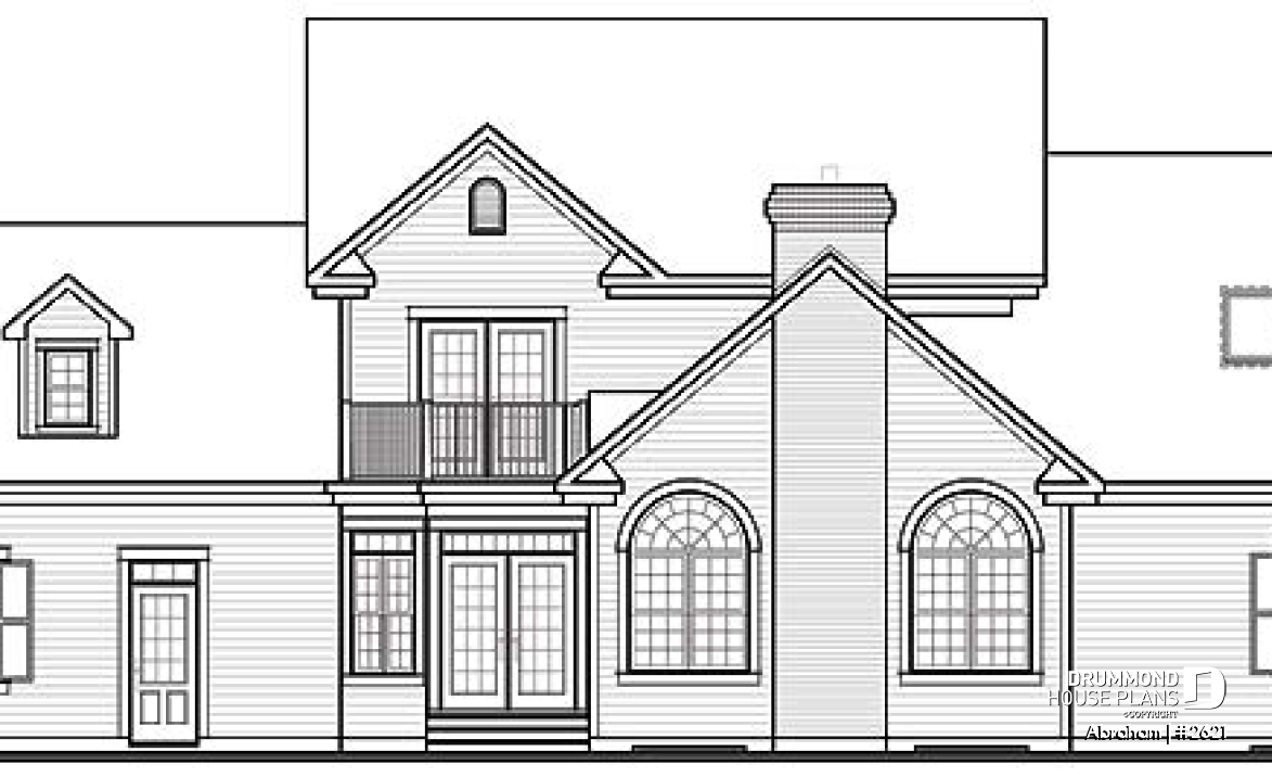 rear elevation - Abraham