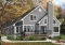 Color version 2 - Rear - 3 bedroom scandinavian cottage design with garage, master on main, sunroom, large terrace - Grandmont 2