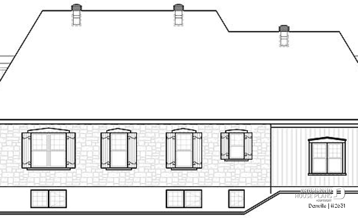 rear elevation - Danville