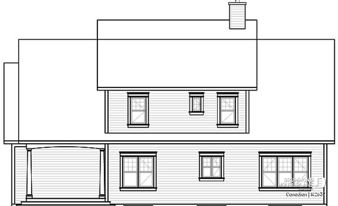 rear elevation - Canadian