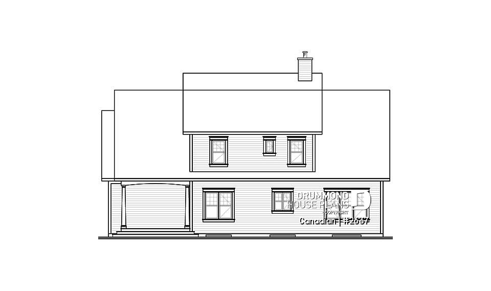 rear elevation - Canadian