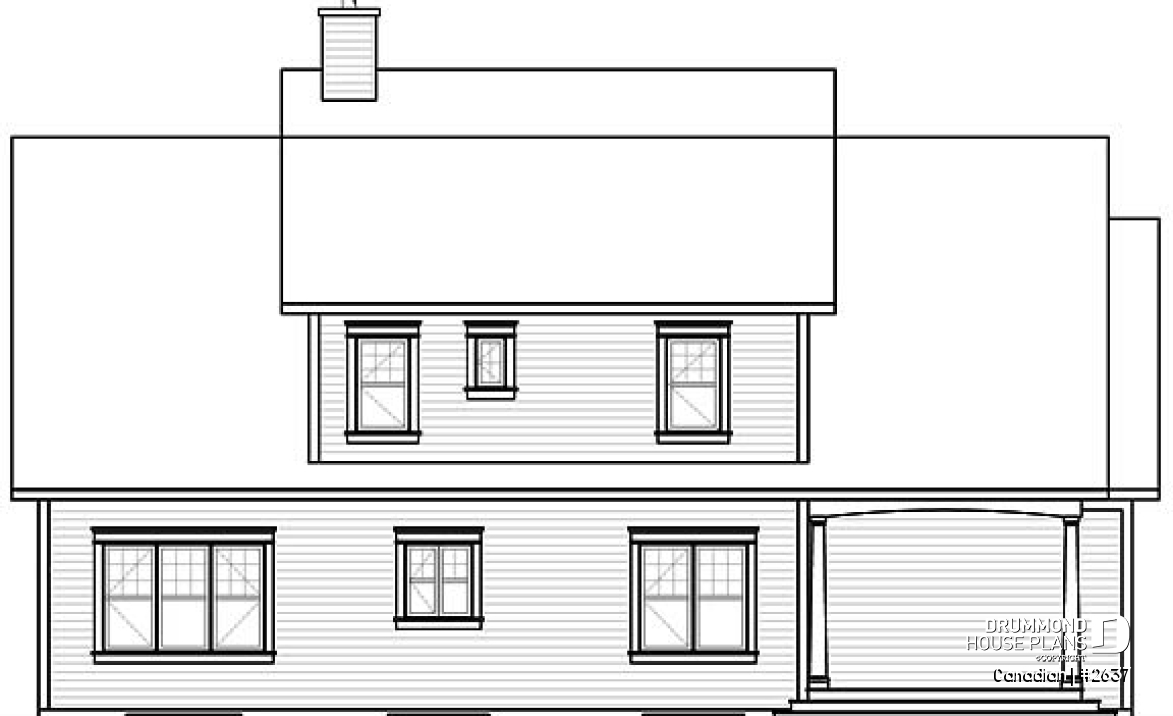 rear elevation - Canadian
