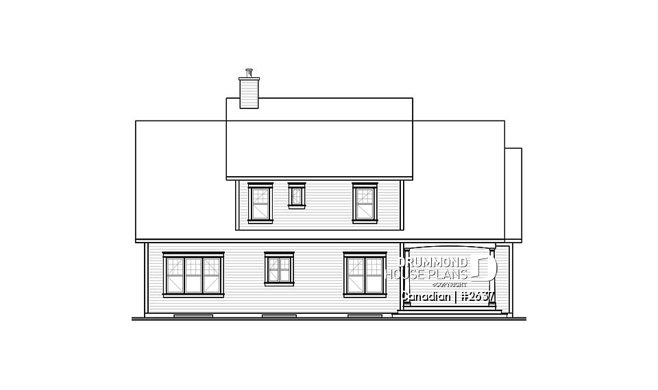 rear elevation - Canadian