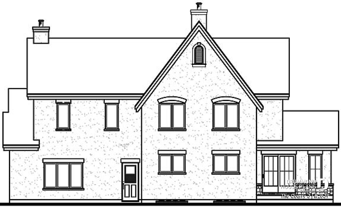rear elevation - The Quarry 3