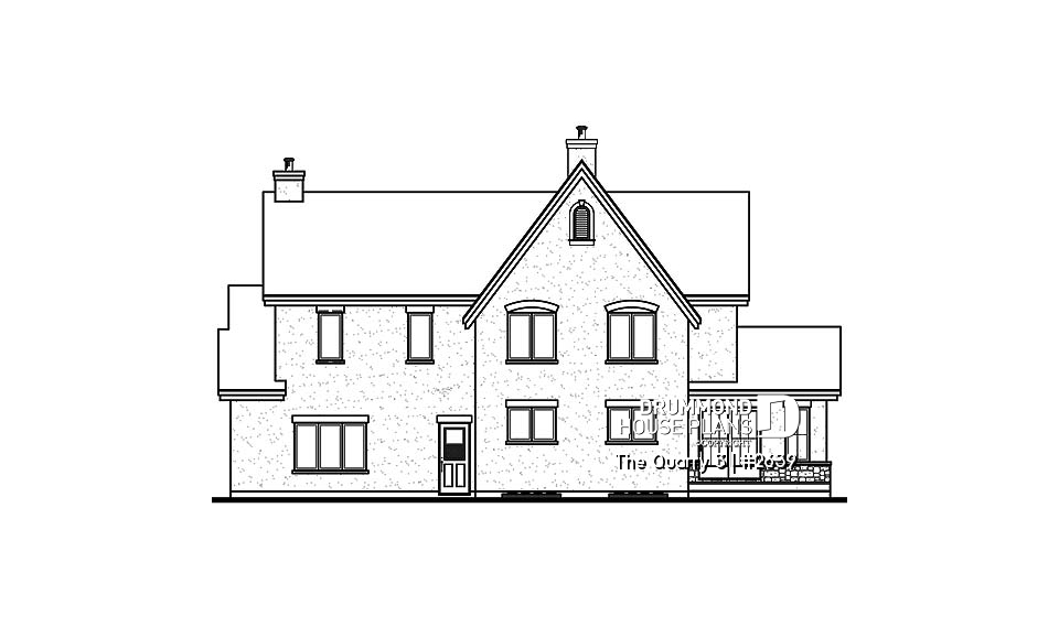 rear elevation - The Quarry 3