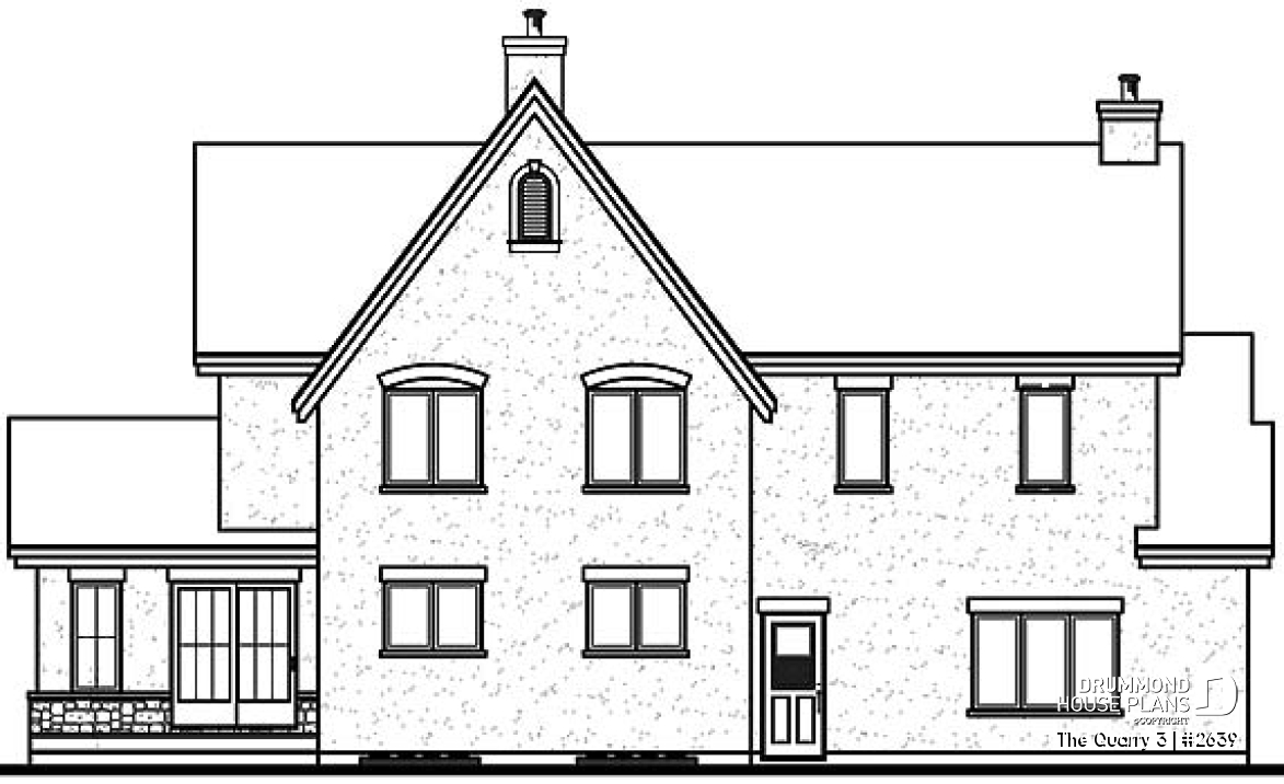rear elevation - The Quarry 3