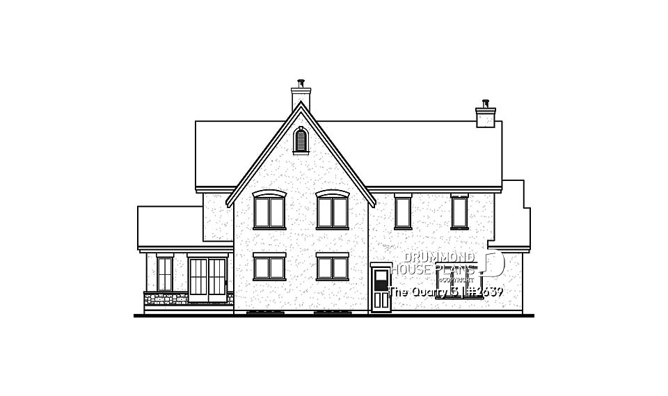 rear elevation - The Quarry 3