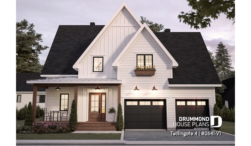 alternate - Spacious 6 bedrooms floorplan + home office, game room, 2-car garage and home office - Twillingate 4