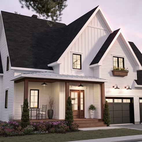 alternate - Spacious 4 to 6 bedrooms floorplan + home office, optional finished basement ($), 2-car garage - Twillingate 4