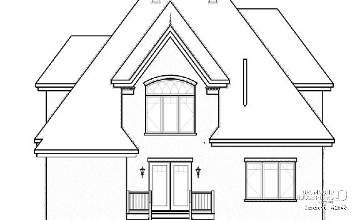 rear elevation - Casareve