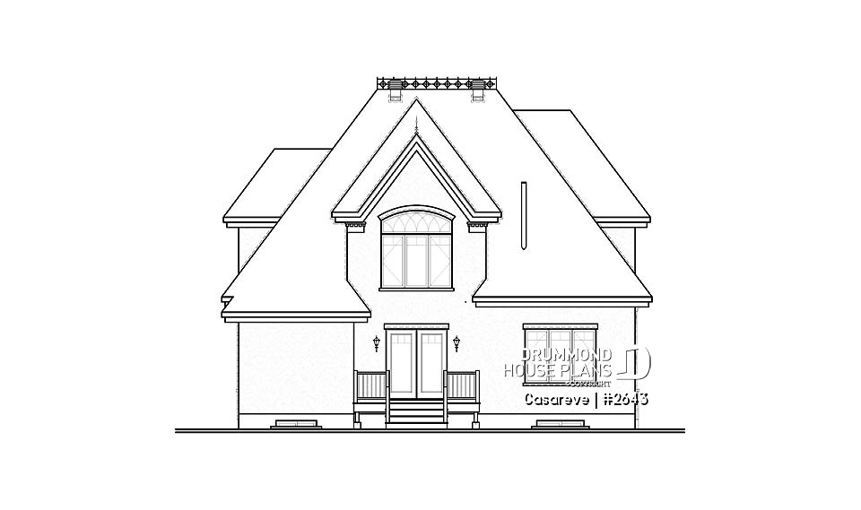 rear elevation - Casareve