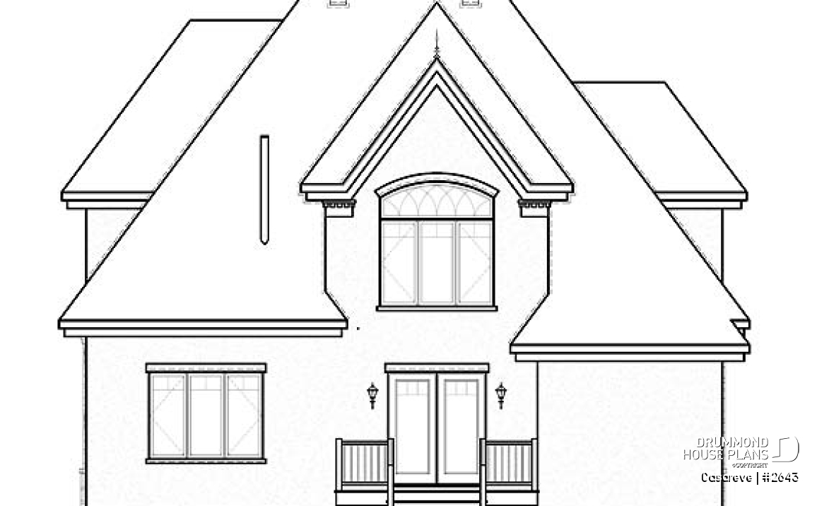 rear elevation - Casareve