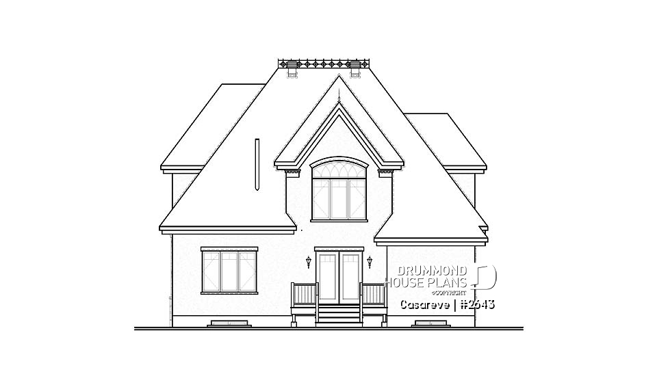 rear elevation - Casareve