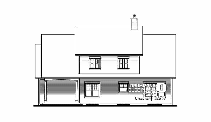 rear elevation - Chester